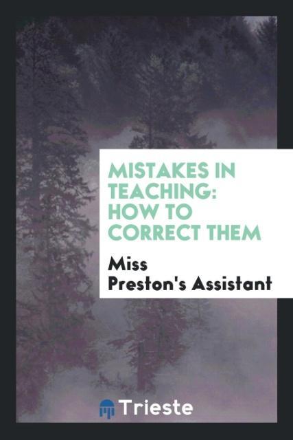 Mistakes in Teaching