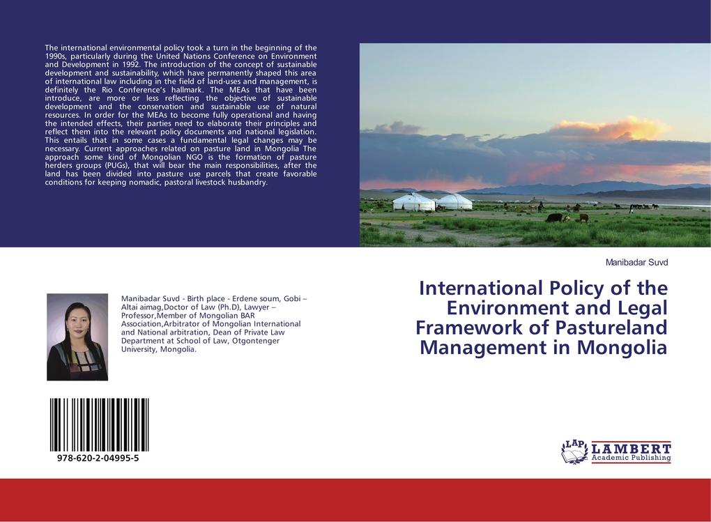 International Policy of the Environment and Legal Framework of Pastureland Management in Mongolia