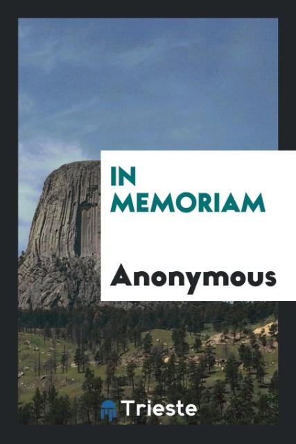 In Memoriam - Anonymous