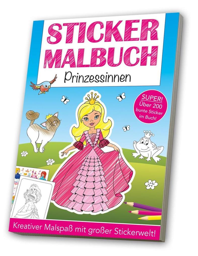 Stickermalbuch Prinzessinnen