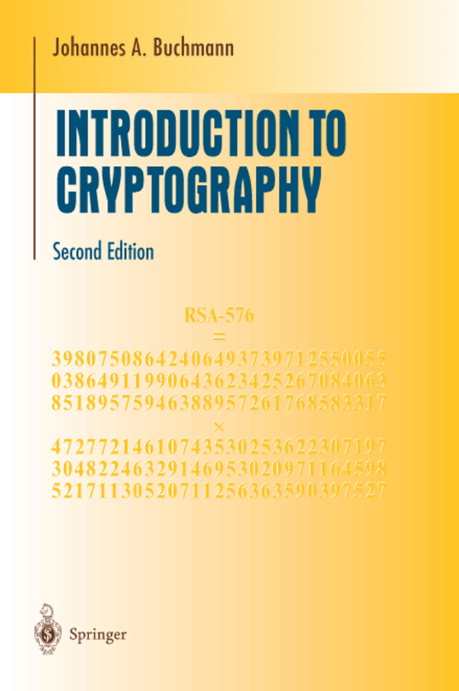 Introduction to Cryptography - Johannes Buchmann