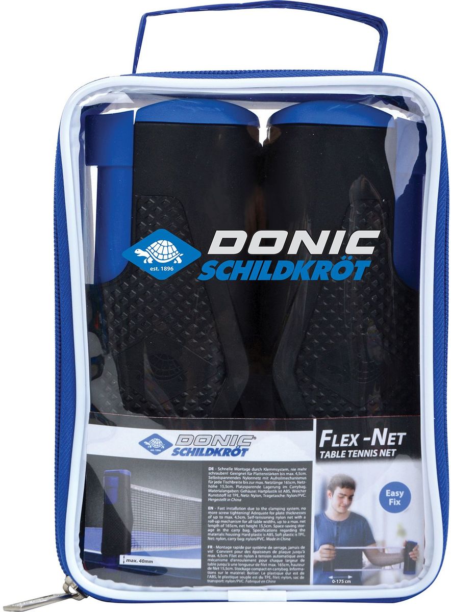 Donic Schildkröt Donicschildkröt Tischtennis Netzgarnitur Flexnet - Image 8