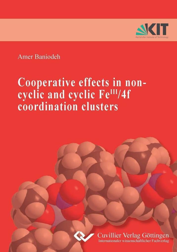 Cooperative effects in non-cyclic and cyclic FeIII/4f coordination clusters