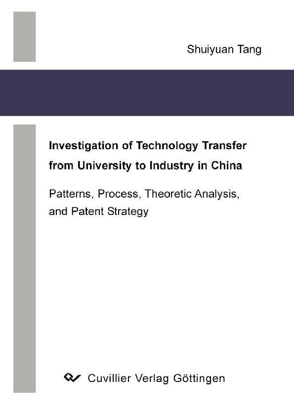 Investigation of Technology Transfer from University to Industry in China