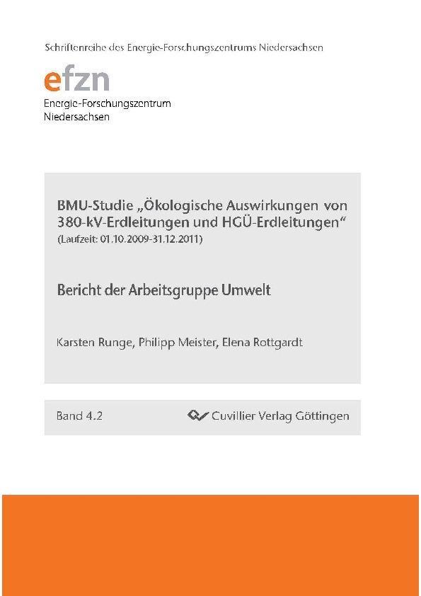 BMU-Studie Ökologische Auswirkungen von 380-kV-Erdleitungen und HGÜ-Erdleitungen