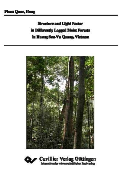 Structure and Light Factor in Differently Logged Moist Forests in Vu Quang-Huong Son Vietnam