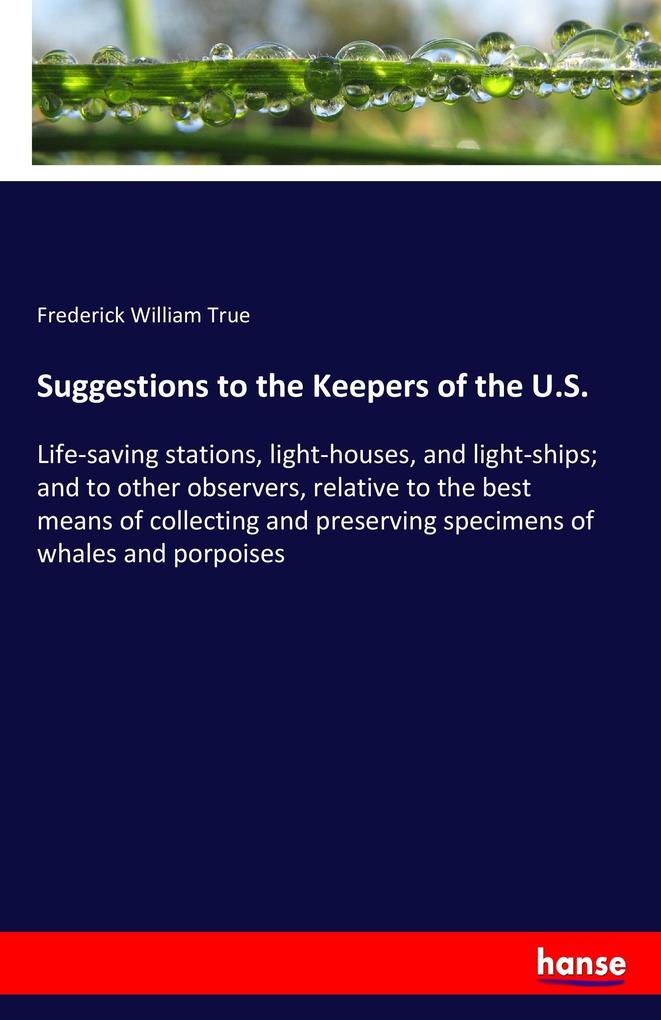 Image of Suggestions to the Keepers of the U.S.