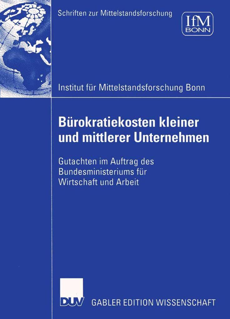 Bürokratiekosten kleiner und mittlerer Unternehmen