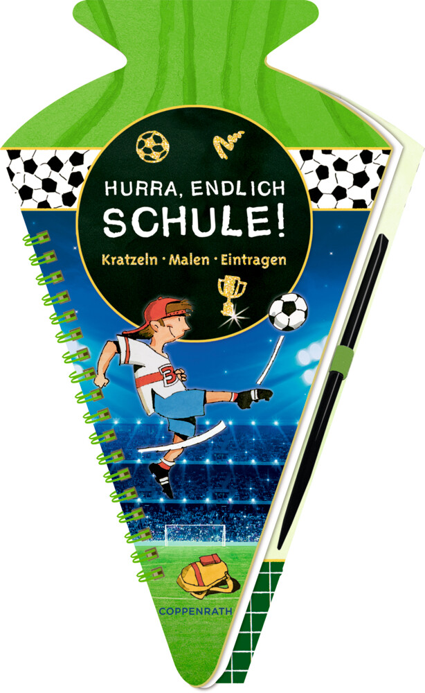 Image of Buch - Fußballfreunde: Hurra, endlich Schule! Schultüten-Kratzelbuch