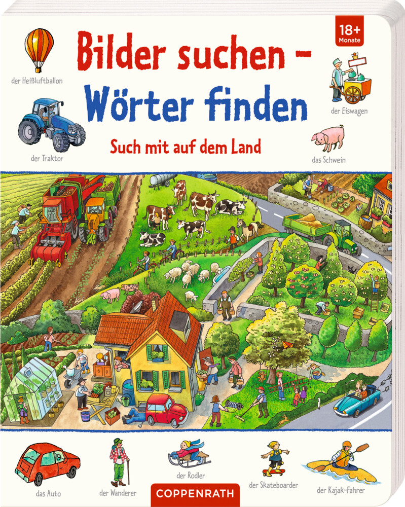Image of Bilder Suchen - Wörter Finden - Such Mit Auf Dem Land, Pappband