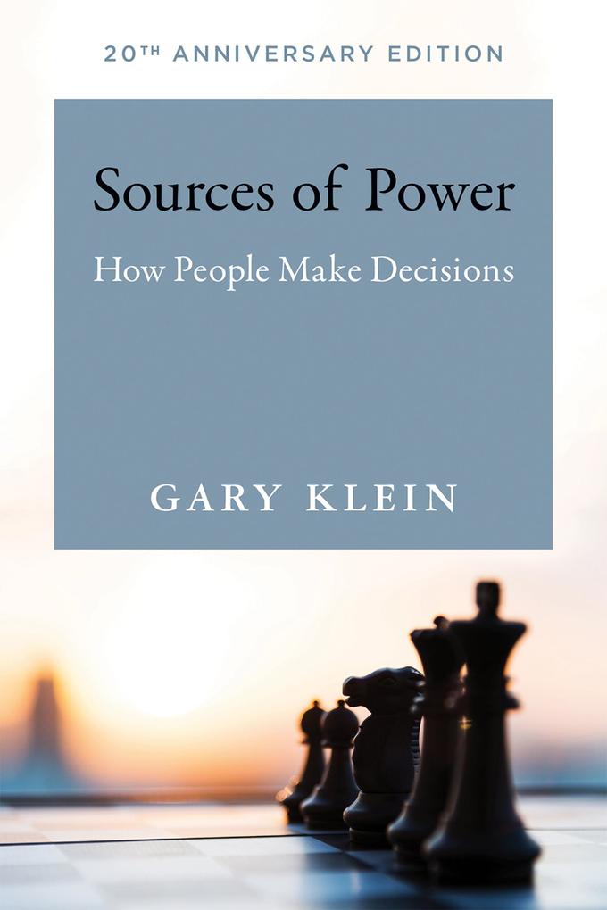 Mit Press Sources Of Power 20th Anniversary Edition