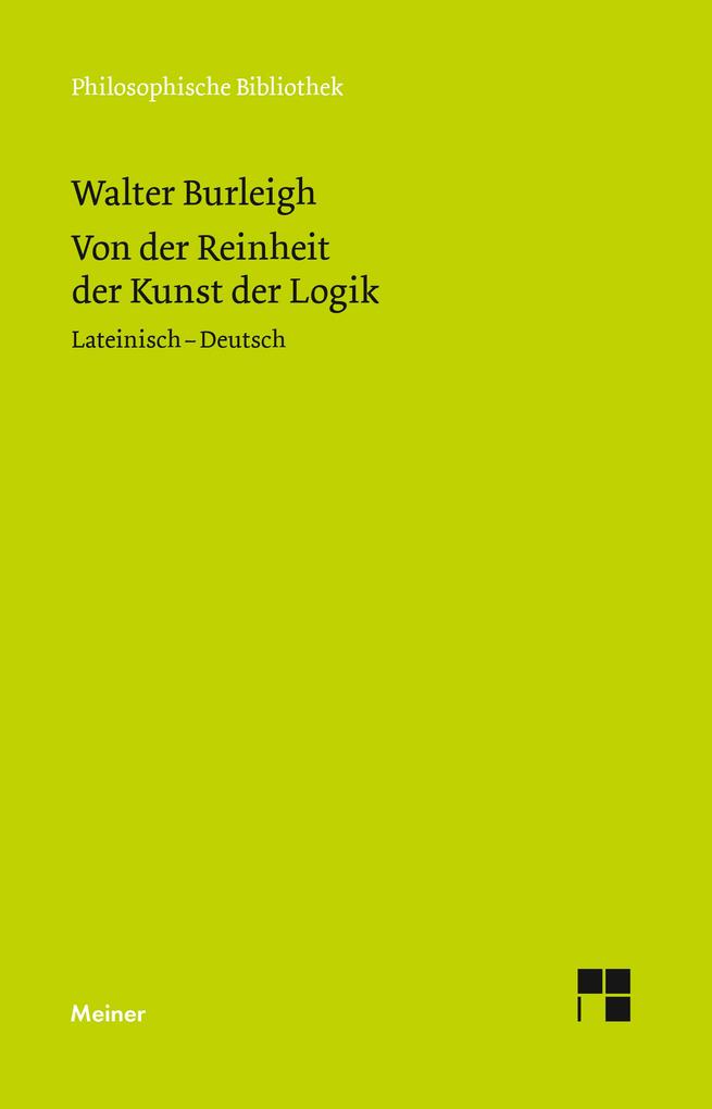 Von der Reinheit der Kunst der Logik
