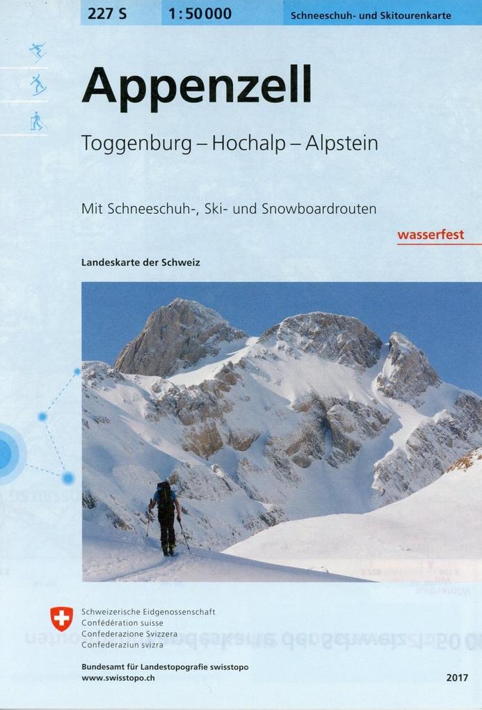 Appenzell Ski-Wanderkarte
