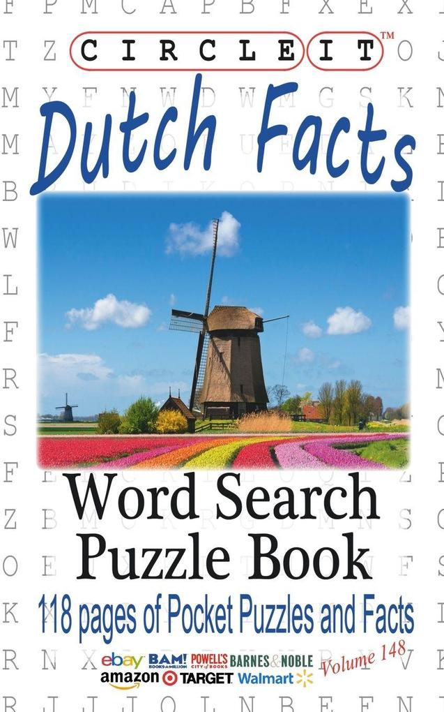 Circle It Dutch Facts Word Search Puzzle Book