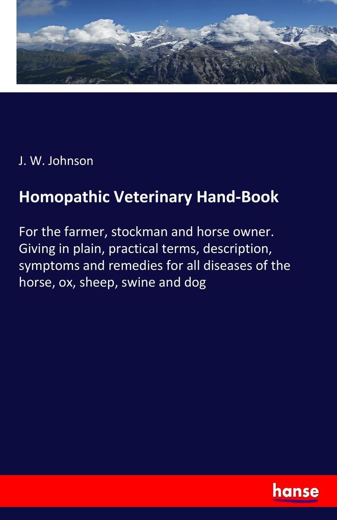 Homopathic Veterinary Hand-Book
