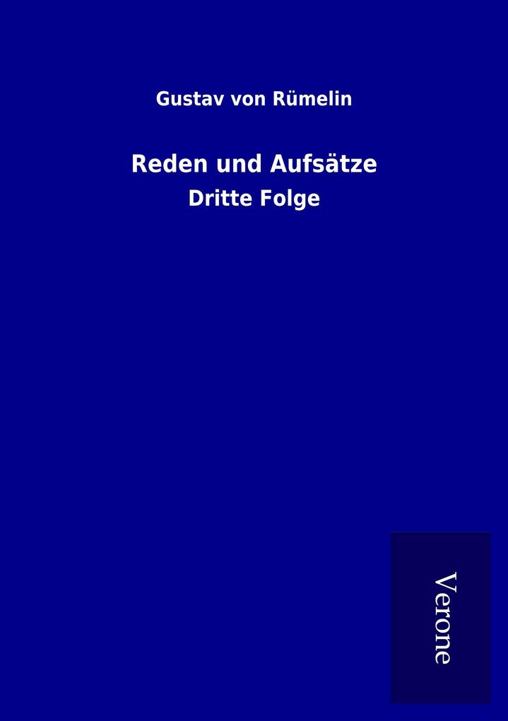 Reden und Aufsätze