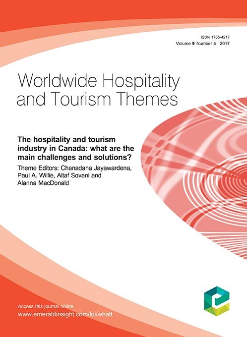 hospitality and tourism industry in Canada