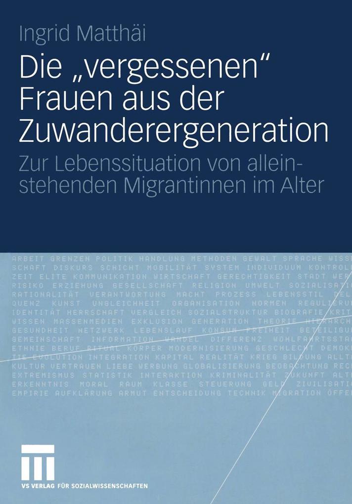 Die 'vergessenen' Frauen aus der Zuwanderergeneration