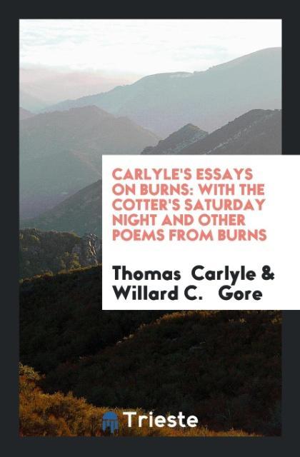Carlyle's Essays on Burns