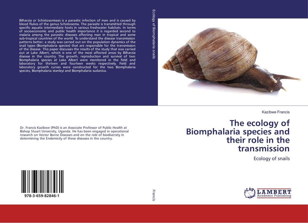 The ecology of Biomphalaria species and their role in the transmission