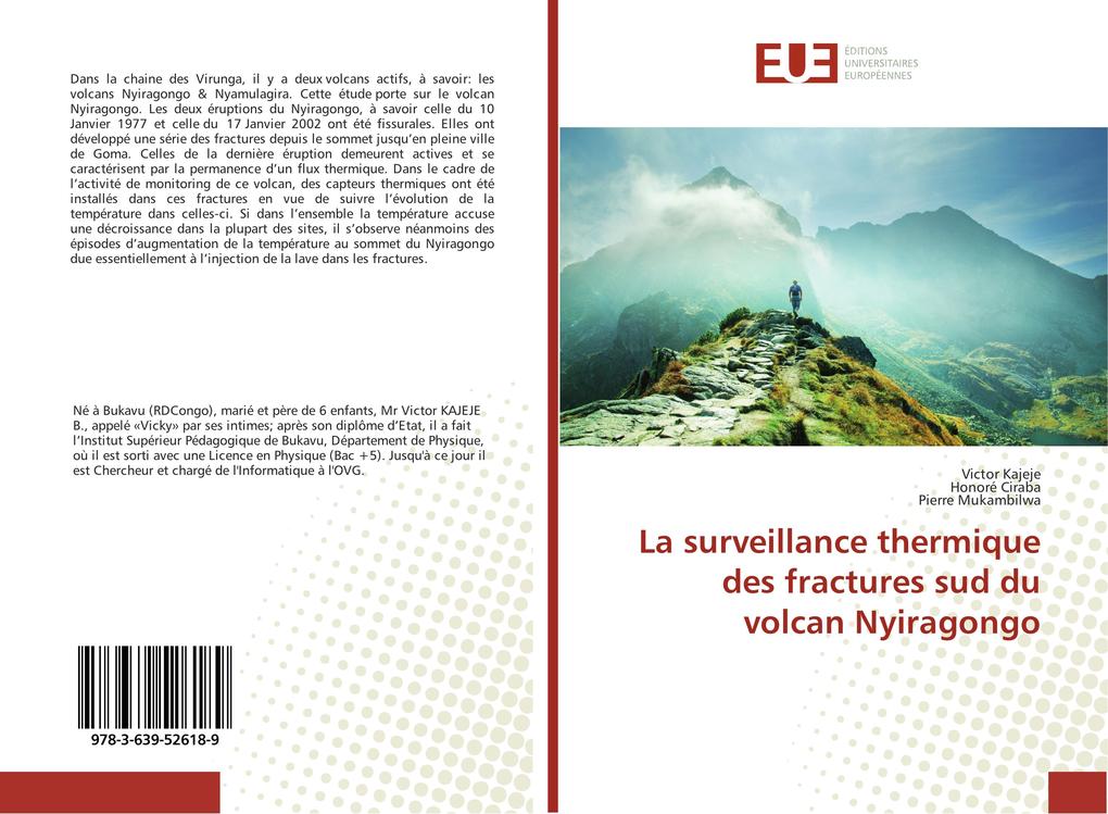 La Surveillance Thermique Des Fractures Sud Du Volcan Nyiragongo Buch Kartoniert Victor Kajeje Honore Ciraba Pierre Mukambilwa