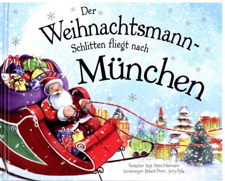 Image of Der Weihnachtsmann-Schlitten fliegt nach München