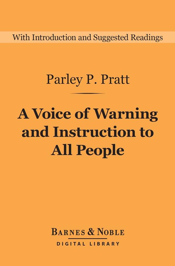 A Voice of Warning and Instruction to All People (Barnes & Noble Digital Library)