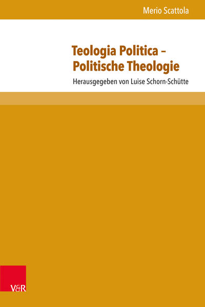 Teologia Politica - Politische Theologie - Merio Scattola
