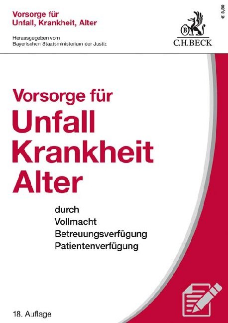 Vorsorge für Unfall, Krankheit, Alter als Buch Vorsorge für Unfall, Krankheit, Alter als Buch