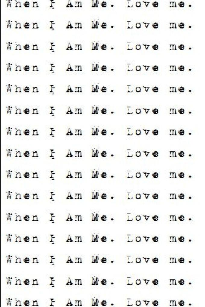 When I Am Me