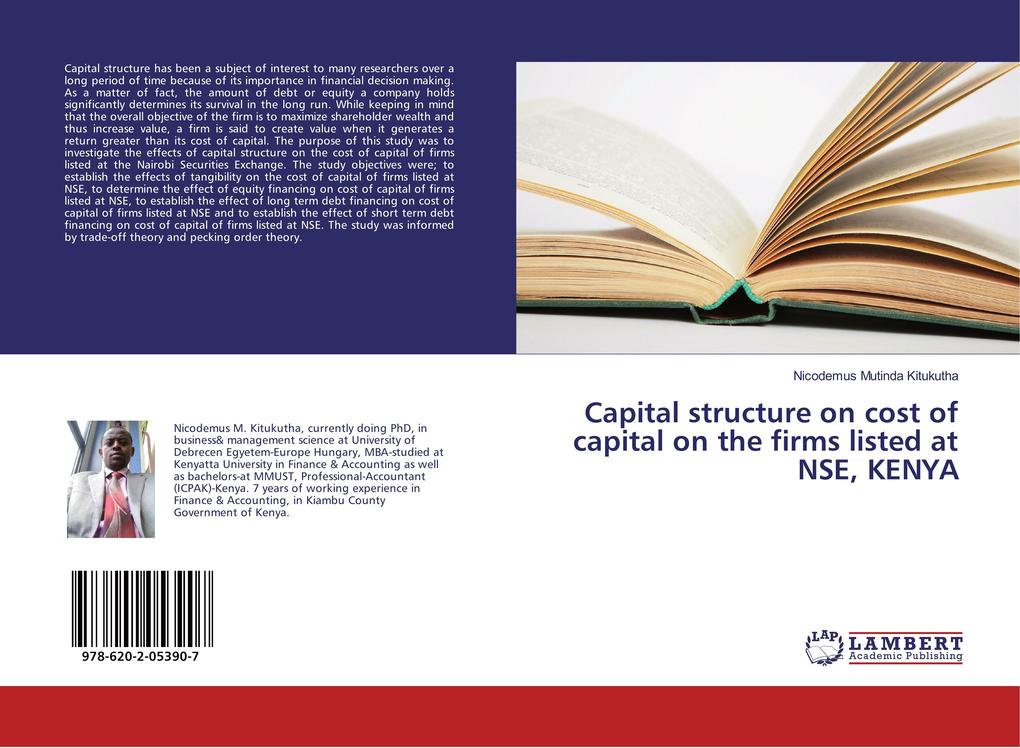 Capital structure on cost of capital on the firms listed at NSE KENYA