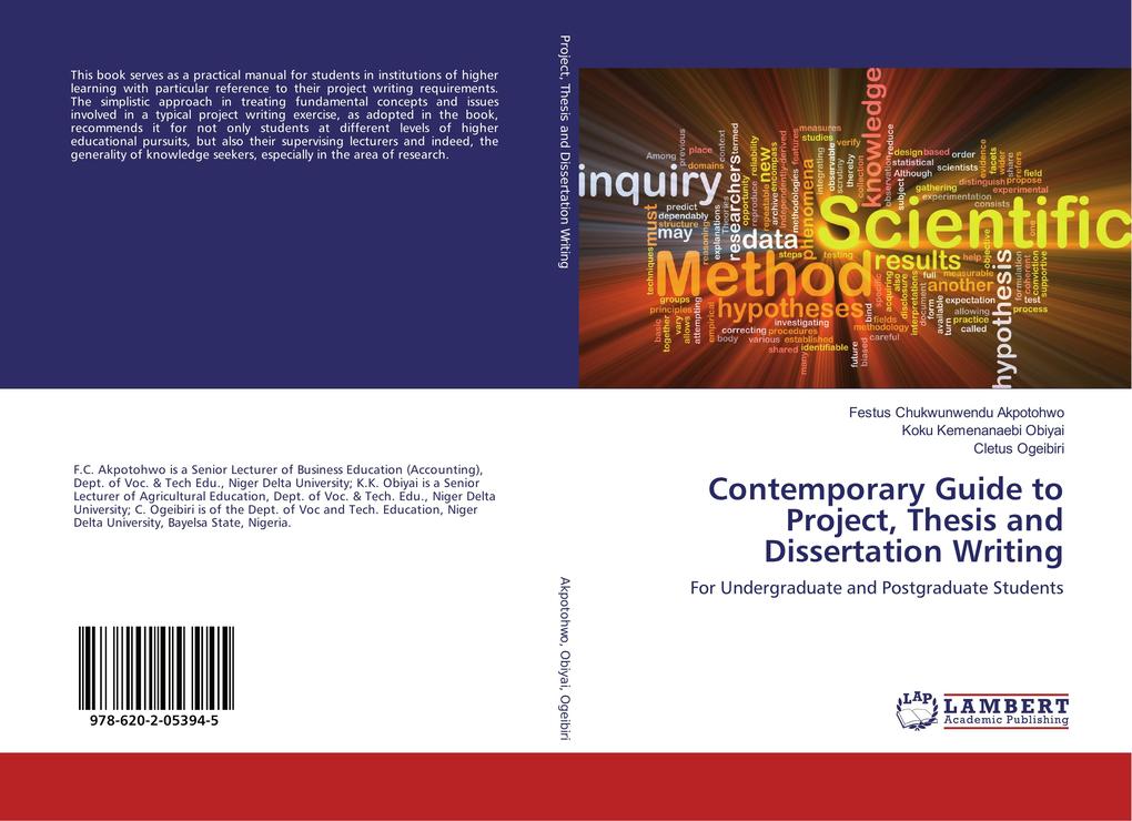 Contemporary Guide to Project Thesis and Dissertation Writing