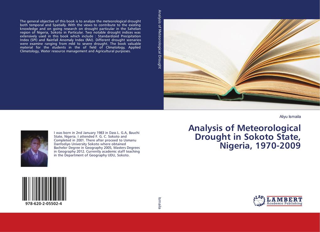 Analysis of Meteorological Drought in Sokoto State Nigeria 1970-2009