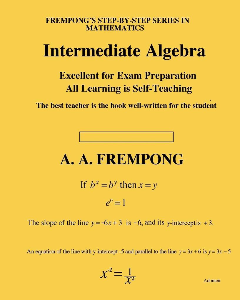 Intermediate Algebra