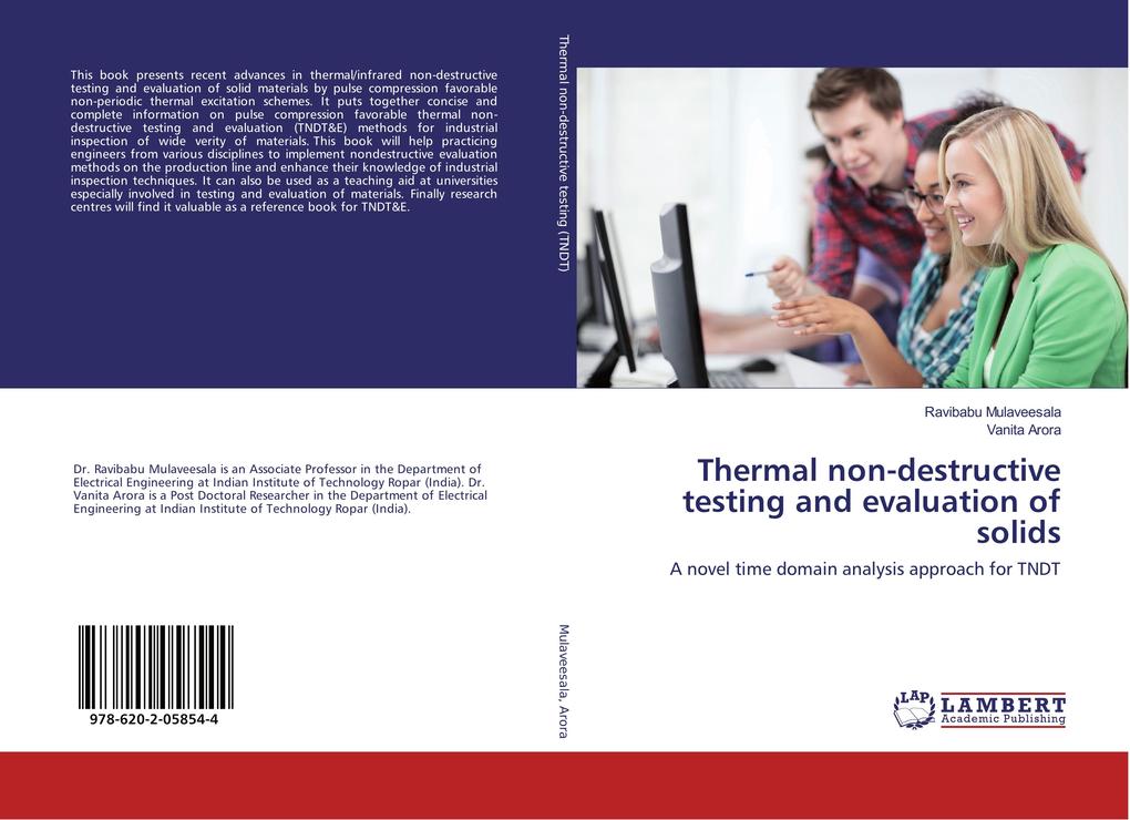 Thermal non-destructive testing and evaluation of solids