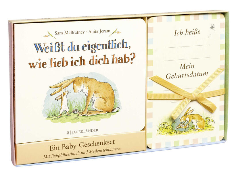 Image of Weißt du eigentlich wie lieb ich dich hab? Baby-Geschenkset