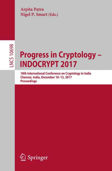 Progress in Cryptology - INDOCRYPT 2017