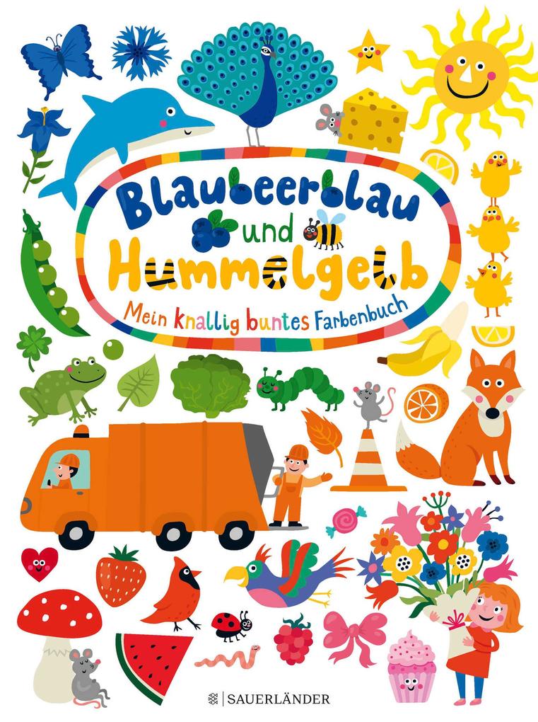 Image of Blaubeerblau und Hummelgelb - Mein knallig buntes Farbenbuch