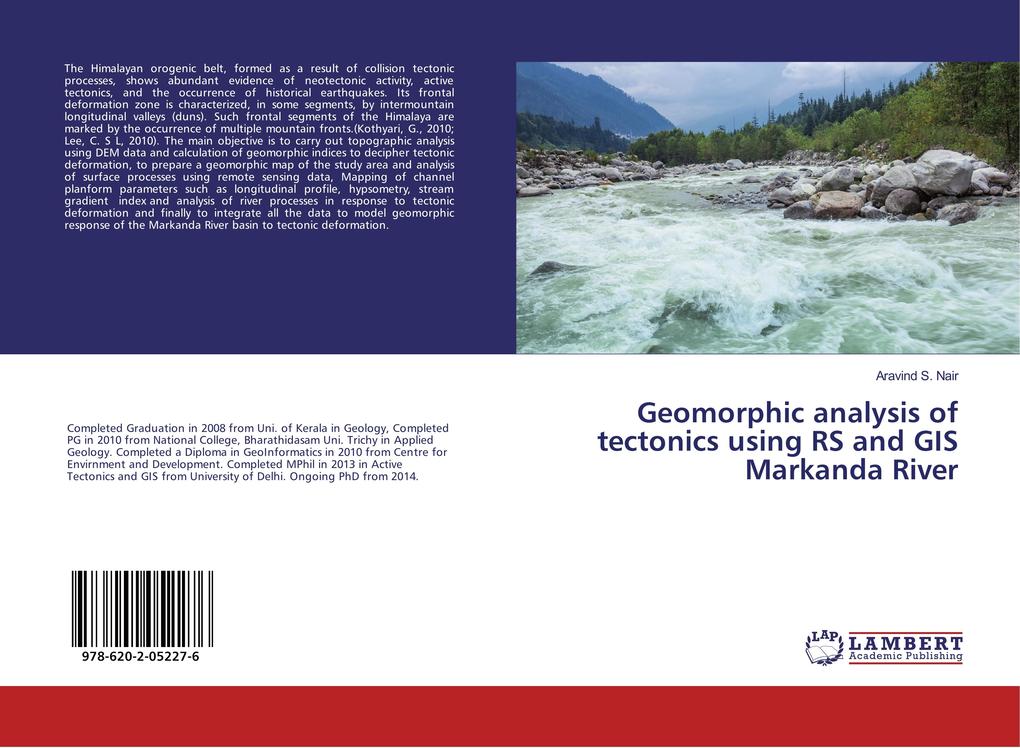 Geomorphic analysis of tectonics using RS and GIS Markanda River
