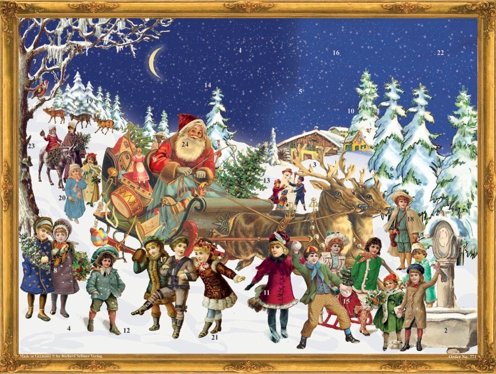 Adventskalender 'Nikolaus im Schnee'