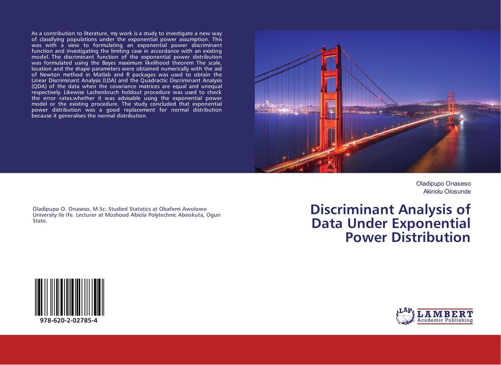 Discriminant Analysis of Data Under Exponential Power Distribution