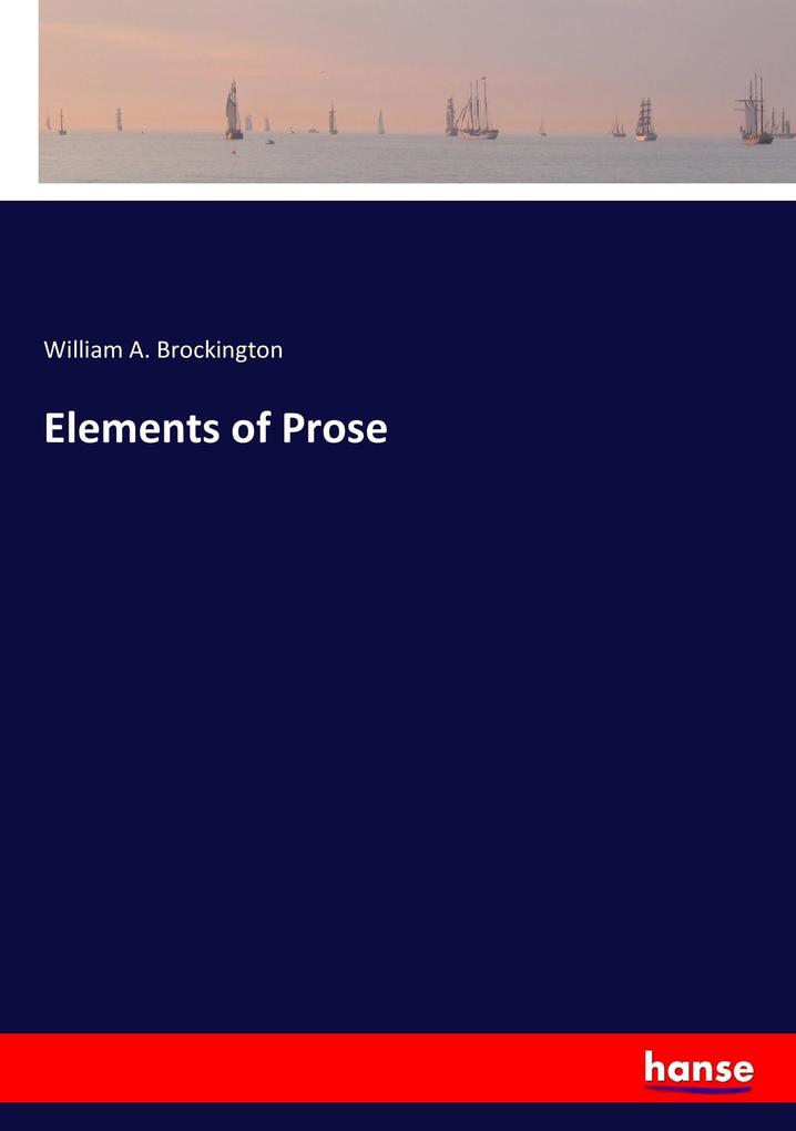 Image of Elements of Prose