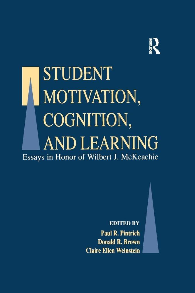 Student Motivation Cognition and Learning