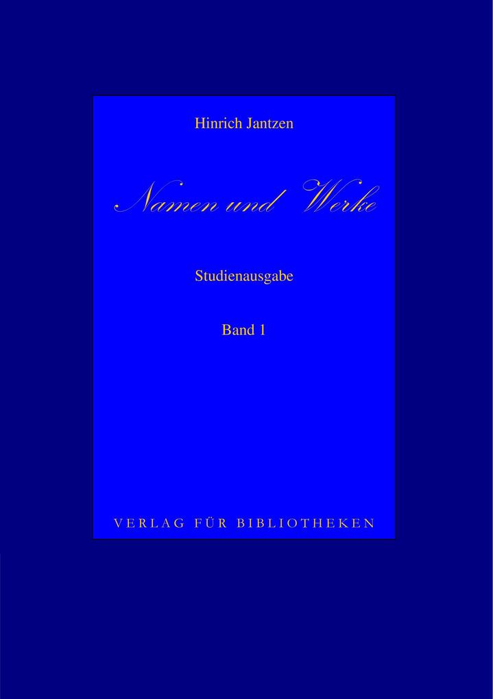 Namen und Werke 1