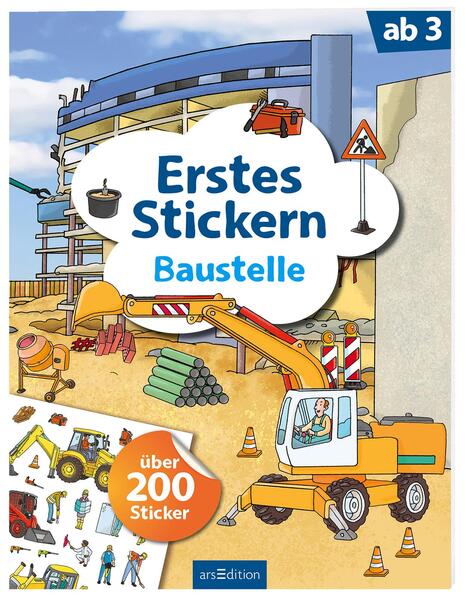 Image of Erstes Stickern - Baustelle, Kartoniert (TB)