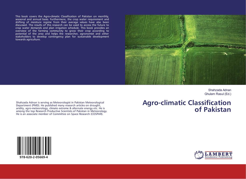Agro-climatic Classification of Pakistan