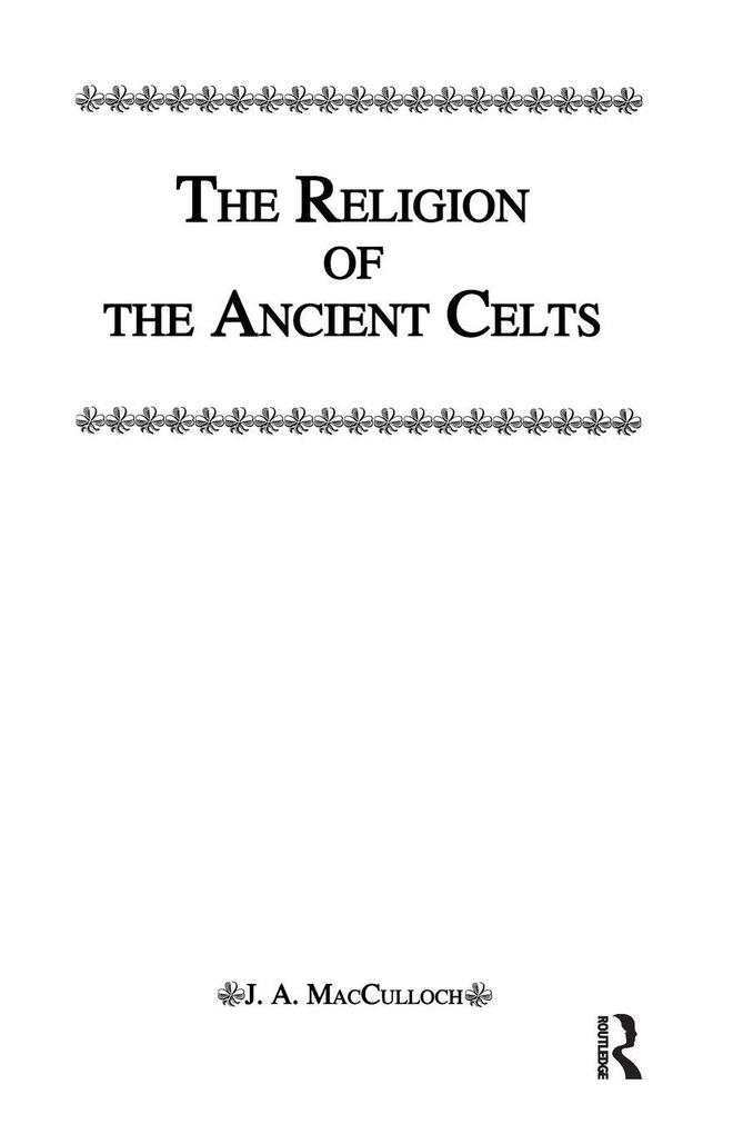 Religion Of The Ancient Celts