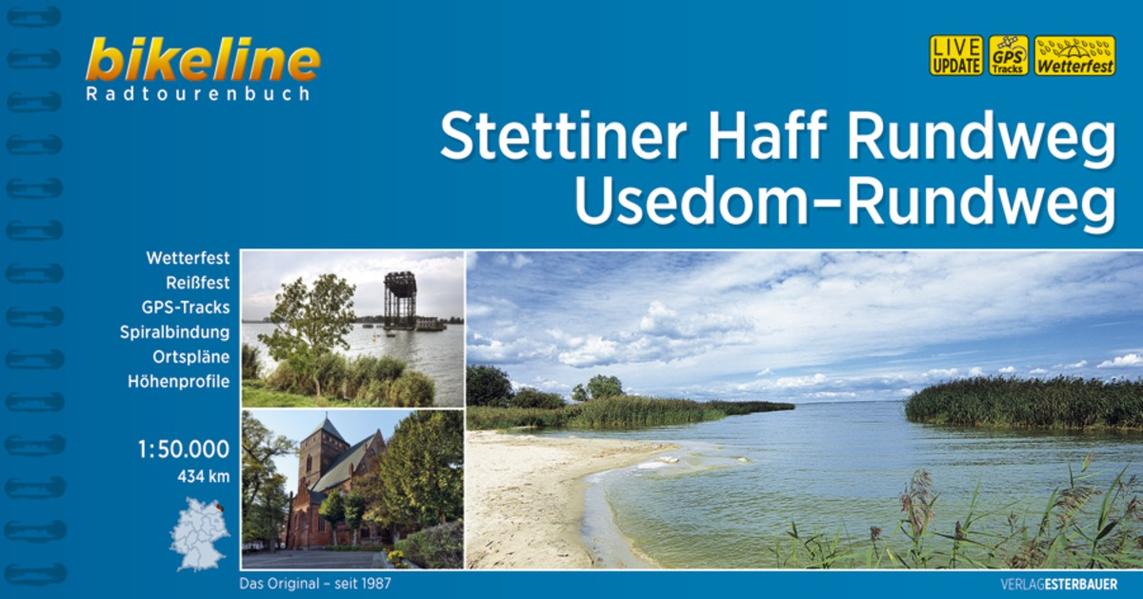 Image of Bikeline Radtourenbuch Stettiner Haff Rundweg . Usedom-Rundweg