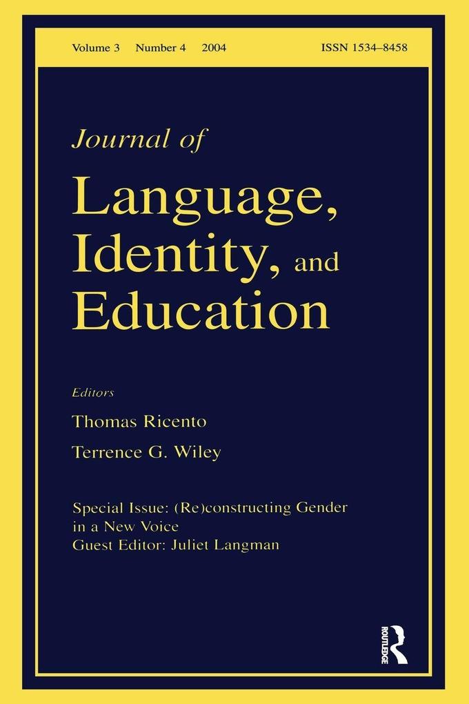 (Re)constructing Gender in a New Voice