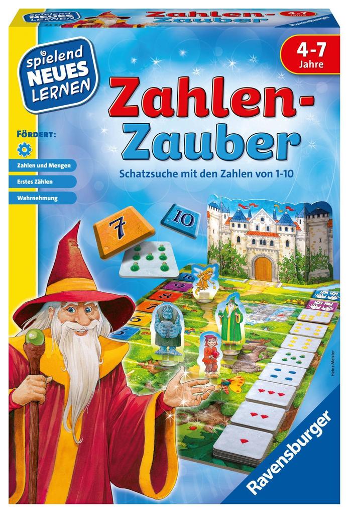 Image of Ravensburger 24964 - Zahlen-Zauber, Zahlen von 1-10, Zahlenlernspiel